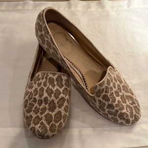 C. Wonder Leopard Needlepoint Size 7 loafers